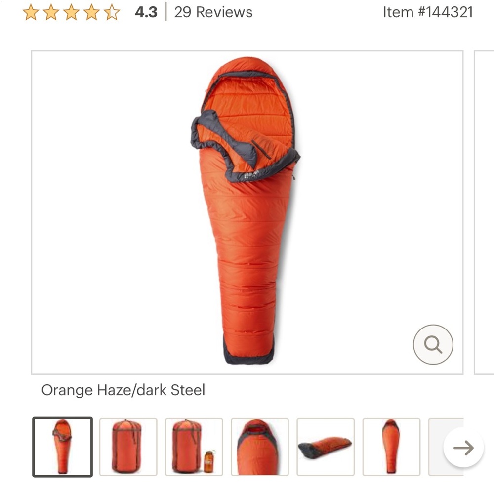 Marmot Trestles 0 Sleeping Bag (XL Regular - 6')